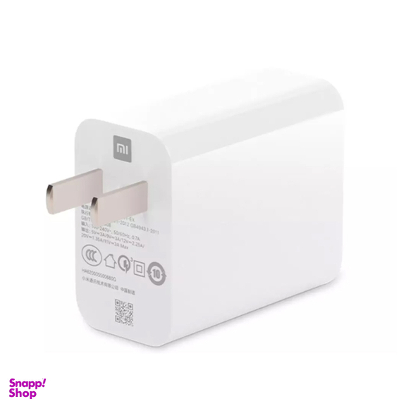 شارژر دیواری شیائومی مدل 33 وات به همراه کابل تبدیل Type-C