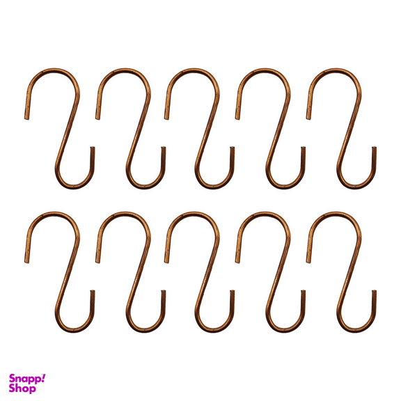 قلاب اویز مدل داگ طرح اس شکل کد YP-BARIK-11.5CM مجموعه 10 عددی