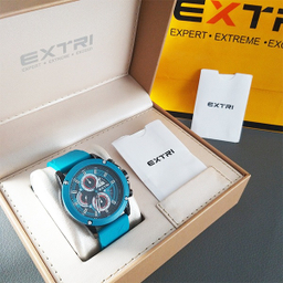 ساعت عقربه ای مردانه اکستری کد X6065-H رنگ آبی مشکی