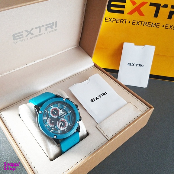ساعت عقربه ای مردانه اکستری کد X6065-H رنگ آبی مشکی
