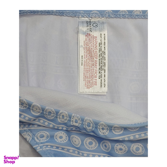 ست 2 تکه مایو دخترانه پیریمارک مدل 6670 رنگ آبی