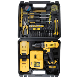 دریل پیچ گوشتی شارژی جاب مدل JSB-3600 V مجموعه 35 عددی