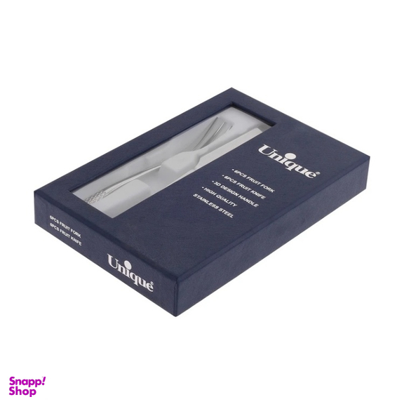 سرویس 12 پارچه چاقو و چنگال یونیک مدل UN-5800 کد 04