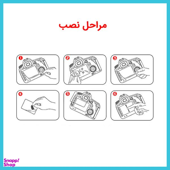 محافظ صفحه نمایش دوربین شفاف راک اسپیس مدل HyGEL مناسب برای دوربین عکاسی کانن 5D MARK iv screen