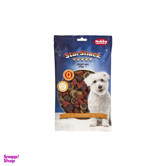 تشویقی سگ نوبی مدل sport mix وزن 200 گرم