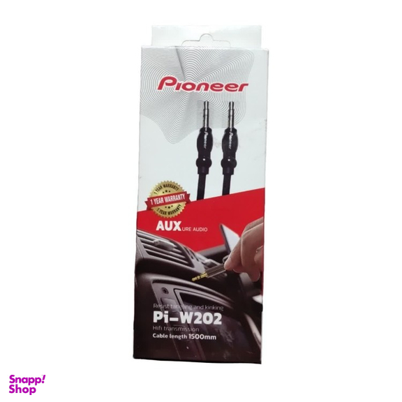 کابل AUX Jack 3.5mm پایونیر مدل Pi-W202 طول 1.5 متر