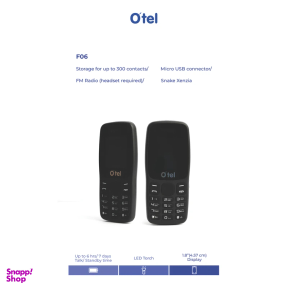 گوشی موبایل اتل مدل F06 دو سیم کارت ظرفیت 2 مگابایت