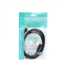 کابل افزایش طول Jack 3.5mm ایکس وکس مدل AUX CABLE طول 1.5 متر