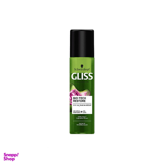 اسپری کرم مو دو فاز گلیس مناسب موهای آسیب دیده و کدر حجم 200 میلی لیتر