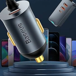 شارژر فندکی 120 وات بیسوس مدل CCBT-B0G