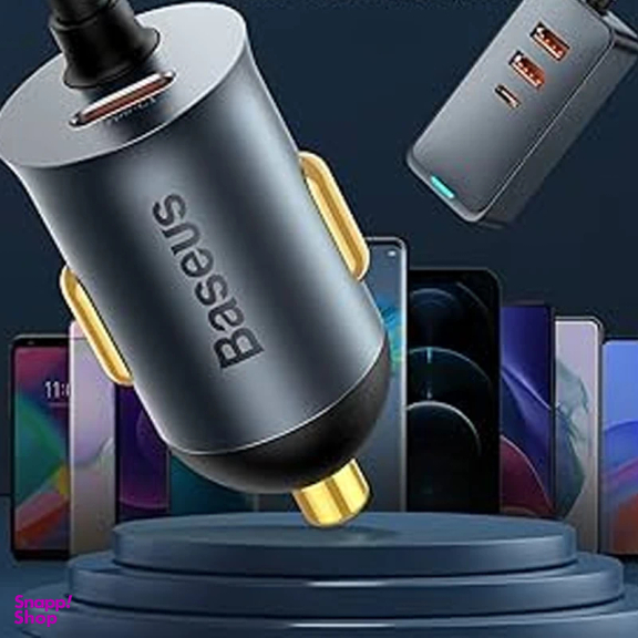 شارژر فندکی 120 وات بیسوس مدل CCBT-B0G