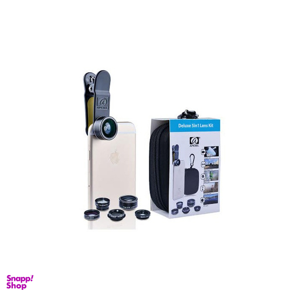 ست لنز گوشی موبایل مدل 5in1 Lens Kit مجموعه 5 عددی