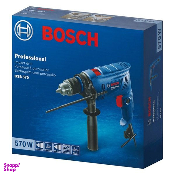 دریل چکشی بوش مدل GSB 570 به همراه مته الماسه