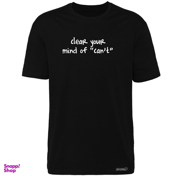 تیشرت آستین کوتاه زنانه 27 مدل Clear Your Mind کد PH201 رنگ مشکی