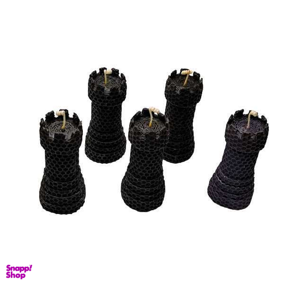 شمع مدل رخ بسته 5 عددی