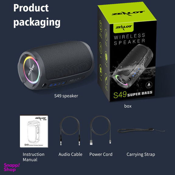اسپیکر پرتابل زیلوت مدل S49