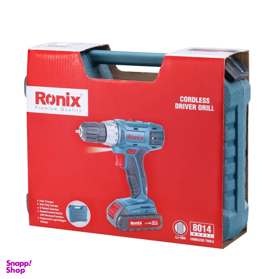 دریل پیچ گوشتی شارژی رونیکس کد 8014