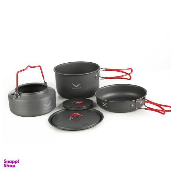 ست ظروف کوهنوردی 4 نفره اسنوهاک کد SN-C6152