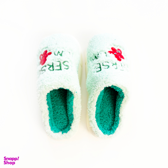 روفرشی زنانه پولیشی مدل فلاور رنگ سبز