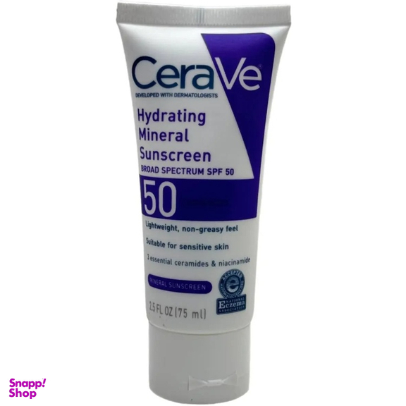 کرم ضد آفتاب سراوی مدل Mineral با SPF50 حجم 75 میلی لیتر