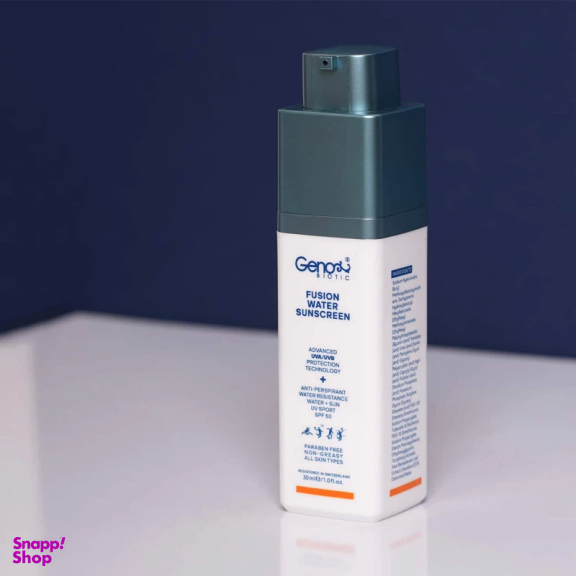 کرم ضد آفتاب ژنوبایوتیک مدل Fusion Water حجم 30 میلی لیتر