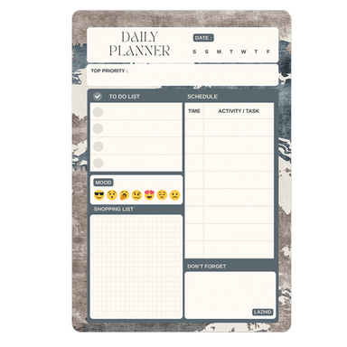 مگنت یخچال لاژید مدل پلنر روزانه کد MGNT079 سایز 20×30 سانتی متر