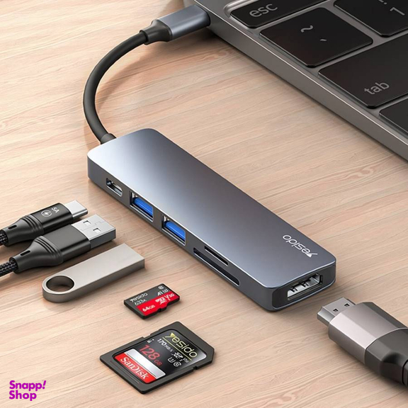هاب 6 پورت USB-C یسیدو مدل HB11
