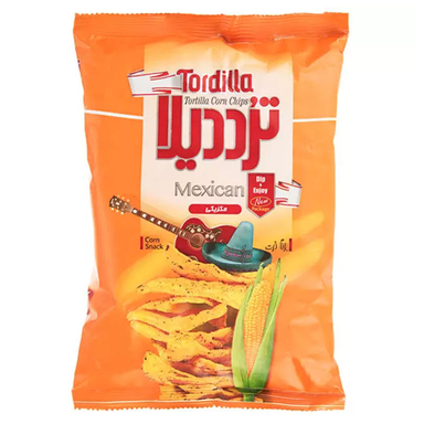 چیپس ذرت مکزيکی تردديلا وزن 100 گرم