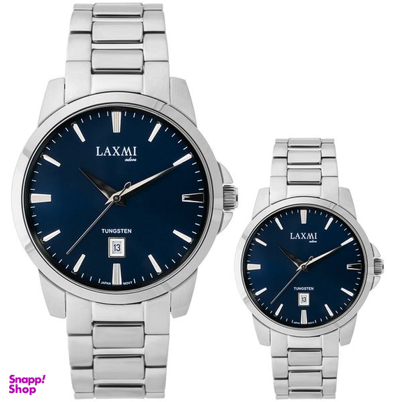 ست ساعت مچی عقربه ای زنانه و مردانه لاکسمی مدل 3-8553G-8553L