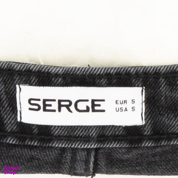 شلوار جین زنانه سرژه مدل 221157 رنگ مشکی