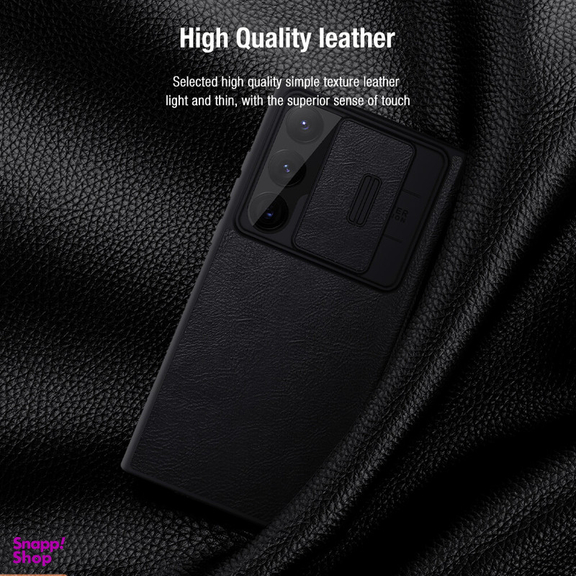 کیف کلاسوری نیلکین مدل Qin Pro Leather Case مناسب برای گوشی موبایل سامسونگ Galaxy S23 Ultra