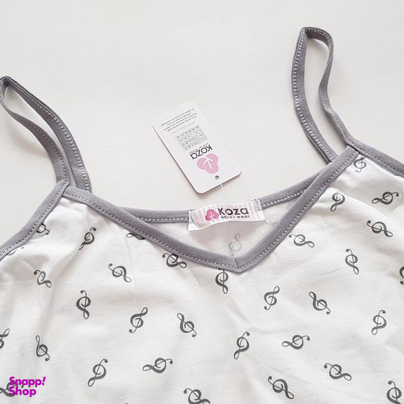 ست تاپ و شلوارک زنانه کوزا مدل 9226 رنگ طوسی