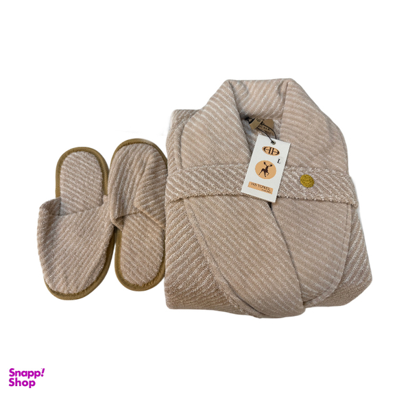 حوله پالتویی و دمپایی حمام اچ بی کد 11001