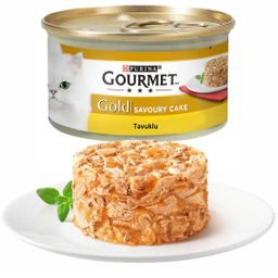 کنسرو گربه گورمت مدل مرغ وزن 85 گرم