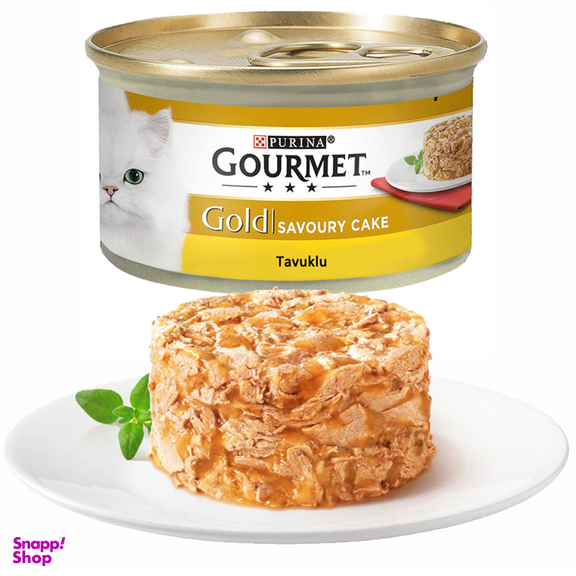 کنسرو گربه گورمت مدل مرغ وزن 85 گرم