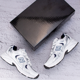 کفش ورزشی زنانه مدل نیوبالانس 530 کد 2347 رنگ سفید سرمه ای