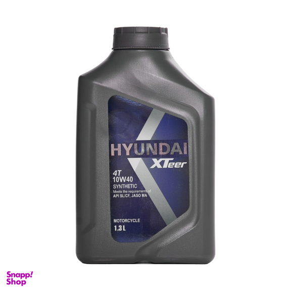 روغن موتور سیکلت هیوندای اکس تیر مدل 10W40-SL حجم 1300 میلی لیتر