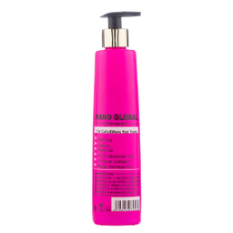 پک شامپو و ماسک داخل و بعد حمام نانوگلوبال مدل Shine System سری Anti Frizz حجم 1000 میلی لیتر