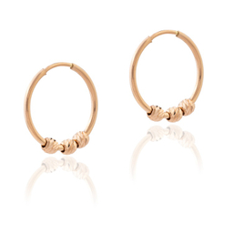 گوشواره طلا 18 عیار زنانه داریم طرح البرنادو 3S
