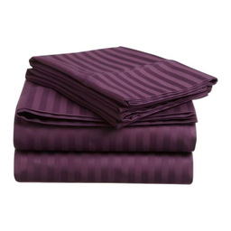 ست ملحفه و روبالشی دونفره 3 تکه مدل هتلی پارالل سایز 180×200 سانتی متر