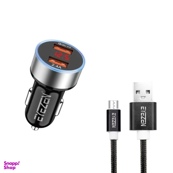 شارژر فندکی 18 وات اِیزن مدل EC-C4 به همراه کابل MicroUSB
