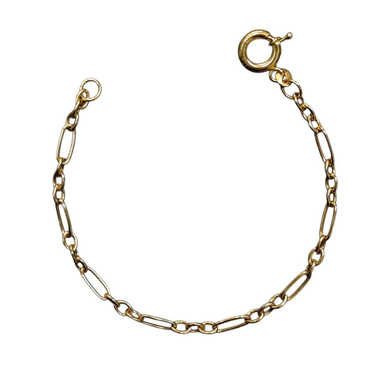 دستبند طلا 18 عیار زنانه مدل زنجیری طرح فیگارو