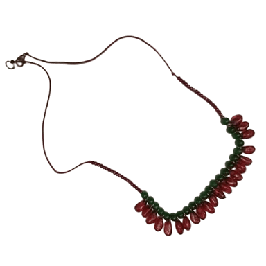 گردنبند دخترانه طرح دانه اناری کد 31343