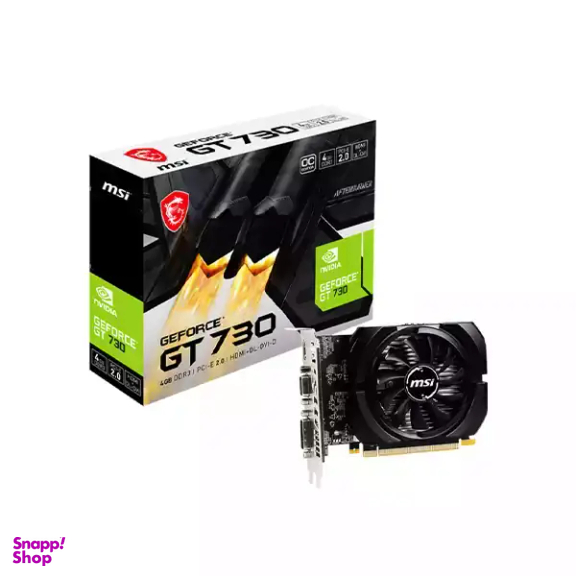 کارت گرافیک ام اس آی GT 730 مدل N730-4GD3V2 DDR3 ظرفیت 4 گیگابایت