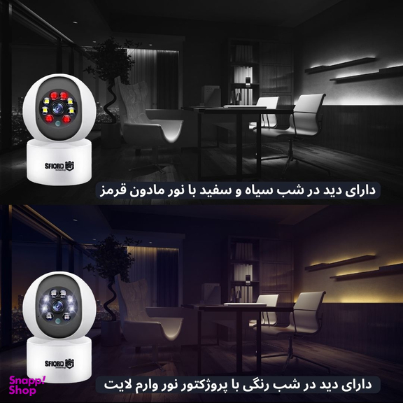 دوربین مداربسته تحت شبکه اسفیورد مدل SZM120N