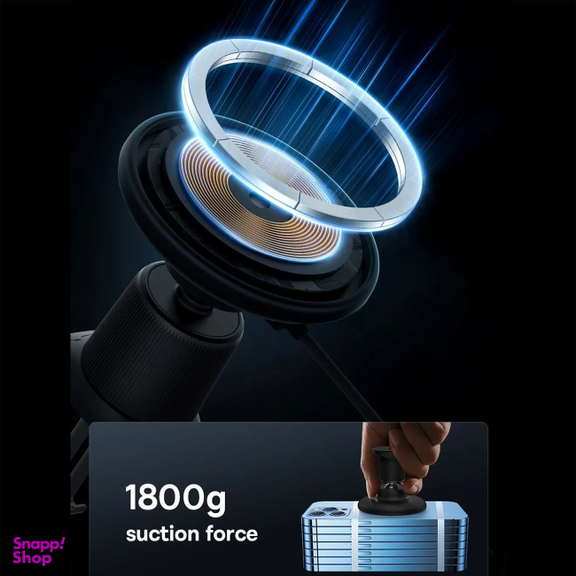 هولدر مگنتی و شارژر مگنتی موبایل بیسوس مدل BS-CW01