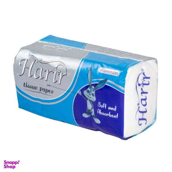 دستمال کاغذی ۲ لایه 500 برگ حریر طرح خرگوشی