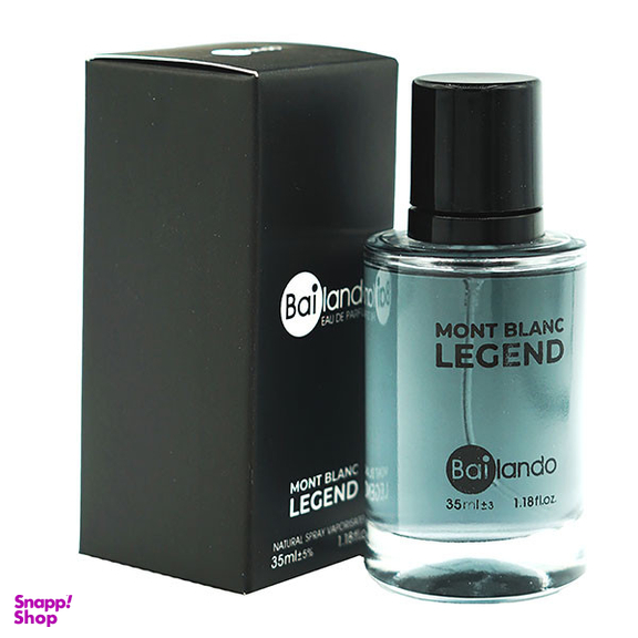 عطر جیبی مردانه بایلندو مدل  MONT BLANC LEGEND حجم 35 میلی‌لیتر