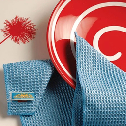 دستمال میکروفایبر خشک کن ظروف مهسان رنگ آبی