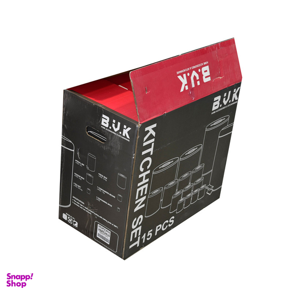 سرویس آشپزخانه 15 پارچه بی وی کی مدل دریل کد 853416